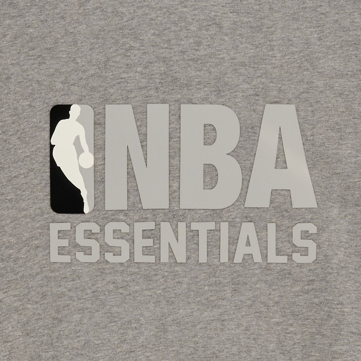 Fear of God Essentials x NBA Hoodie Warm Heather/Black (SS25) - Im Your Wardrobe