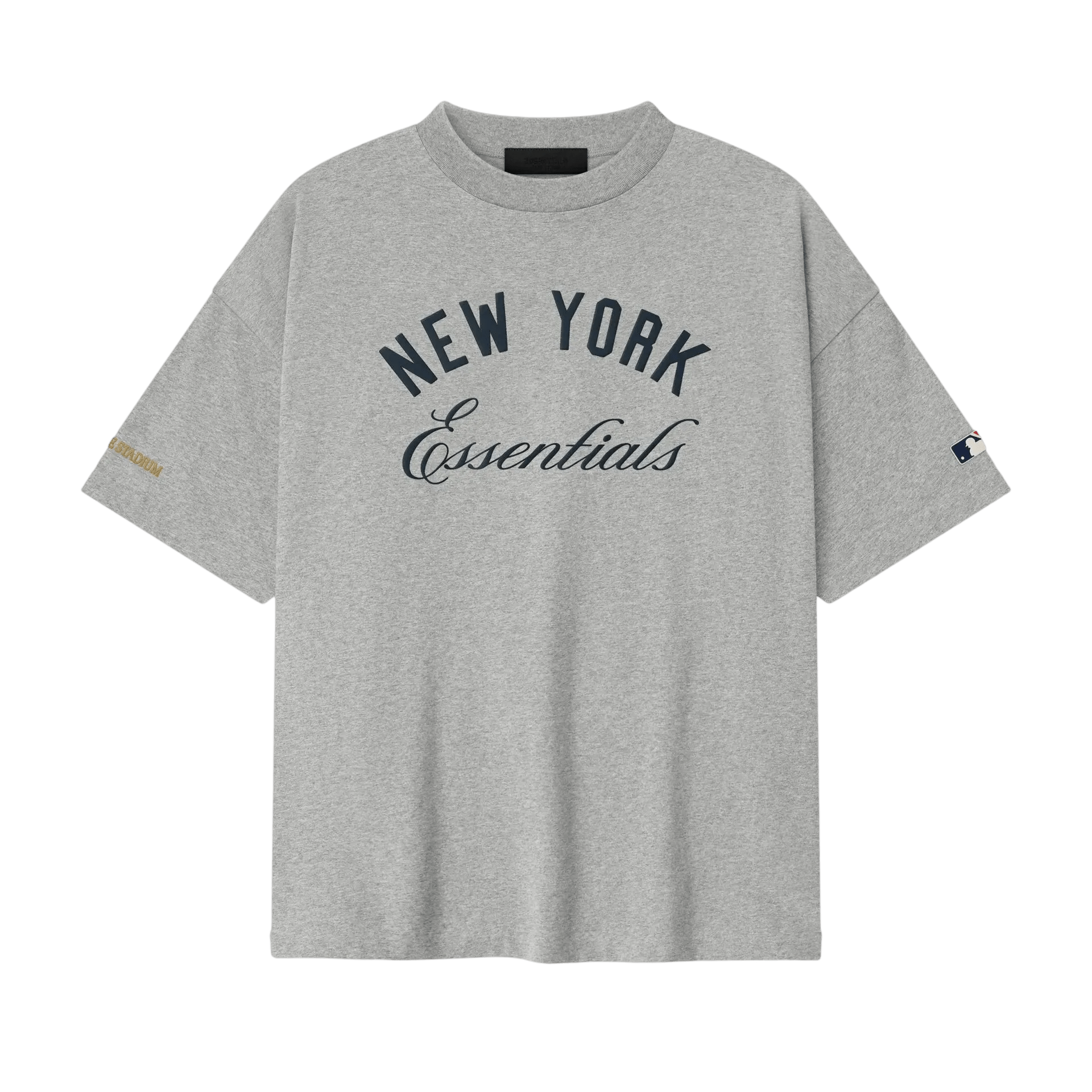 Fear of God Essentials Yankee Stadium 90s Tee Concrete Heather - Im Your Wardrobe