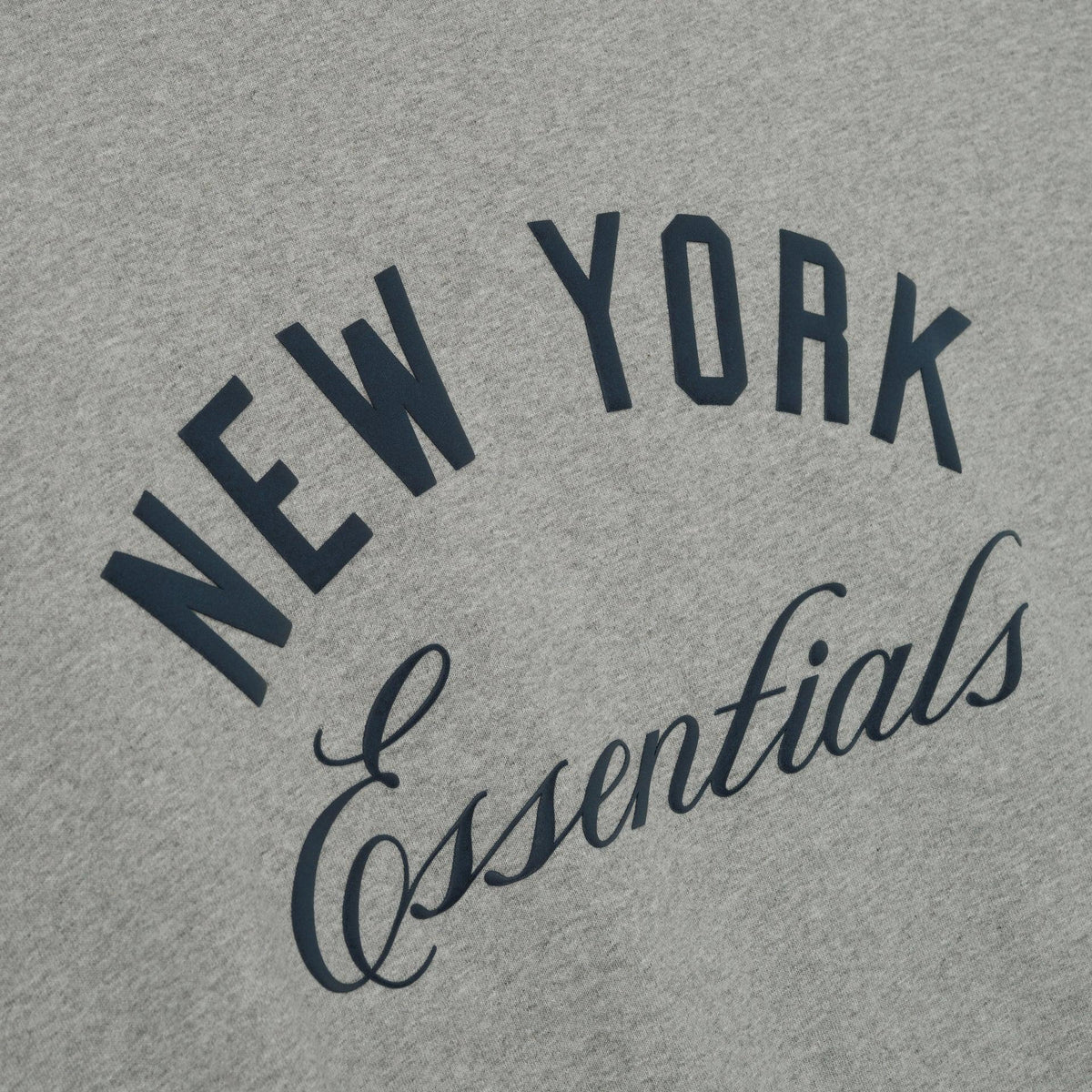 Fear of God Essentials Yankee Stadium 90s Tee Concrete Heather - Im Your Wardrobe