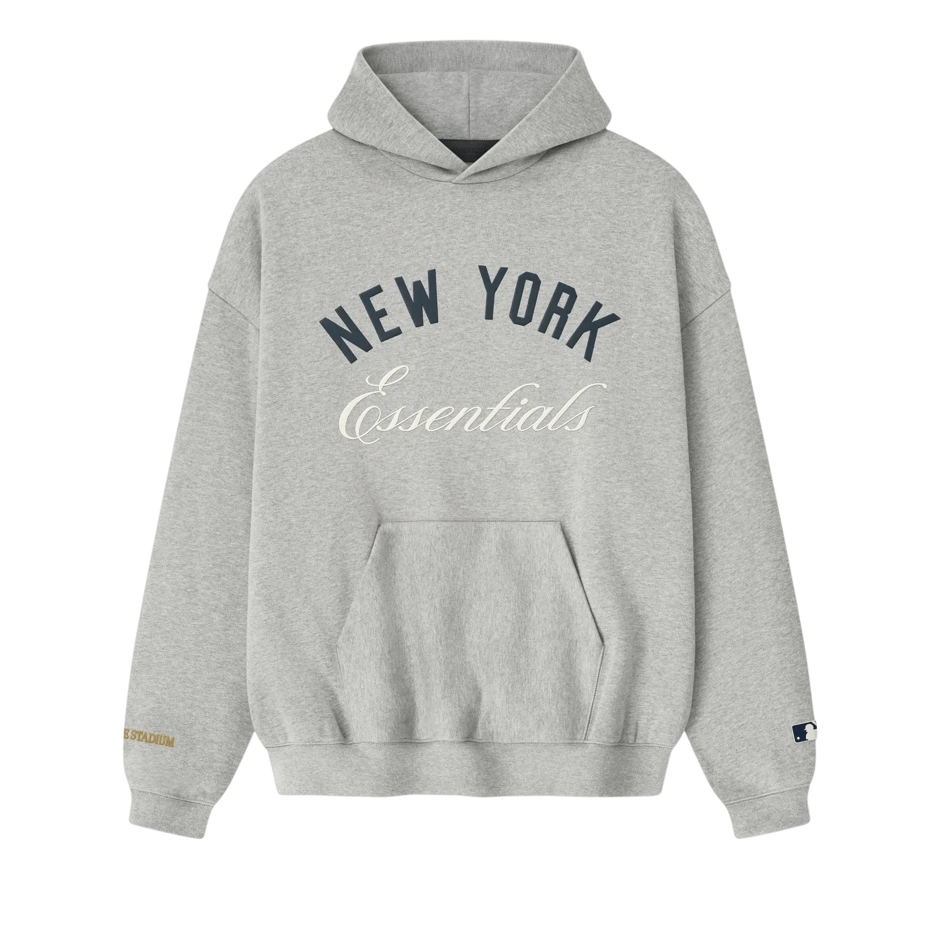 Fear of God Essentials Yankee Stadium Sport Hoodie Concrete Heather - Im Your Wardrobe