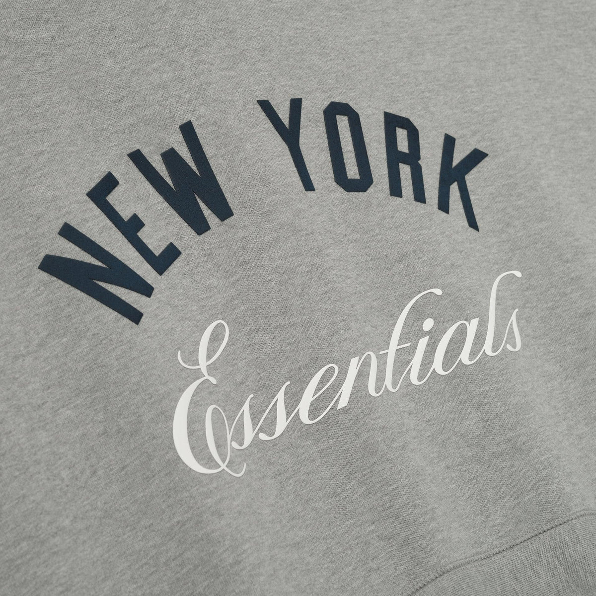 Fear of God Essentials Yankee Stadium Sport Hoodie Concrete Heather - Im Your Wardrobe