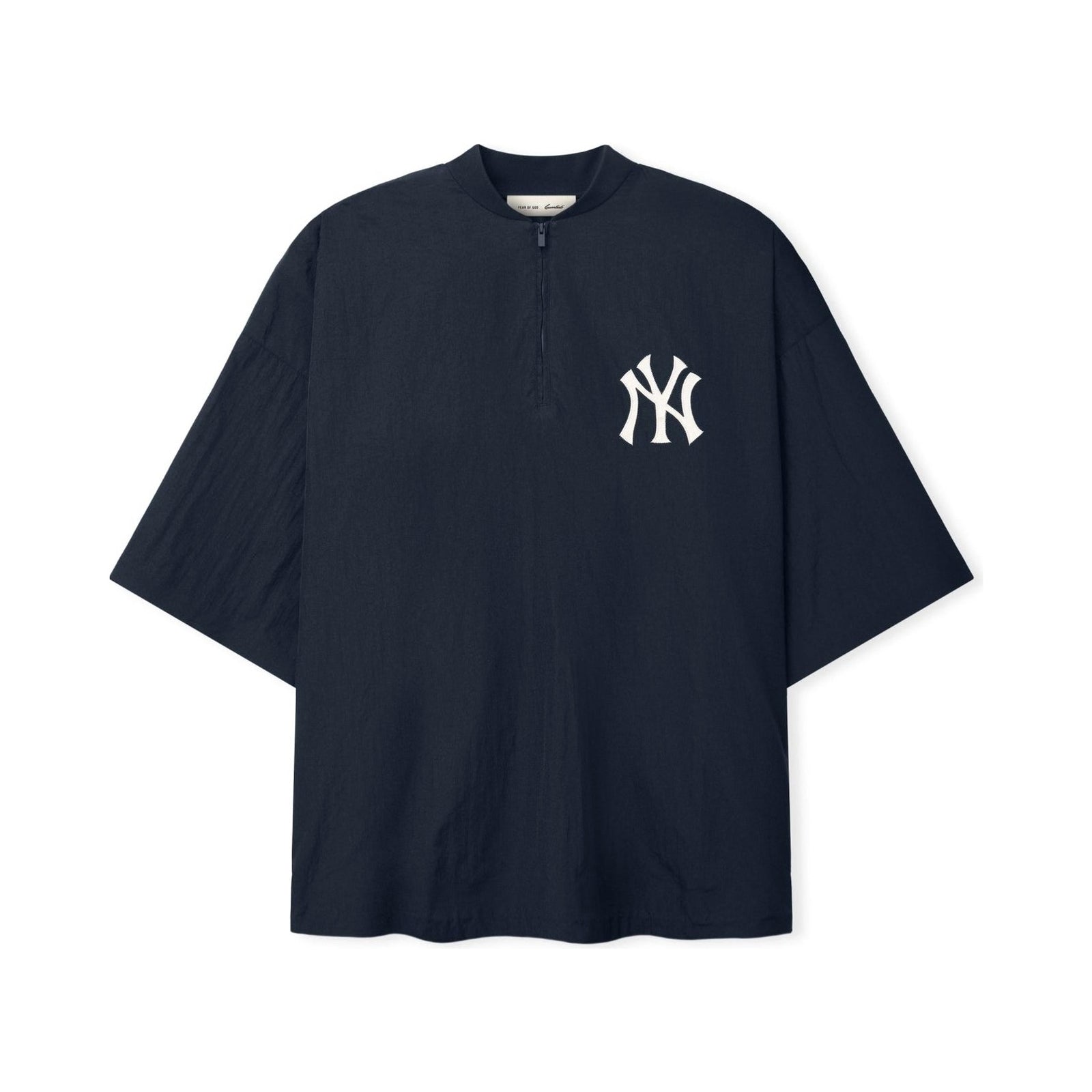 Fear of God Essentials Yankees 3/4 Sleeve Pullover Dark Sapphire - Im Your Wardrobe