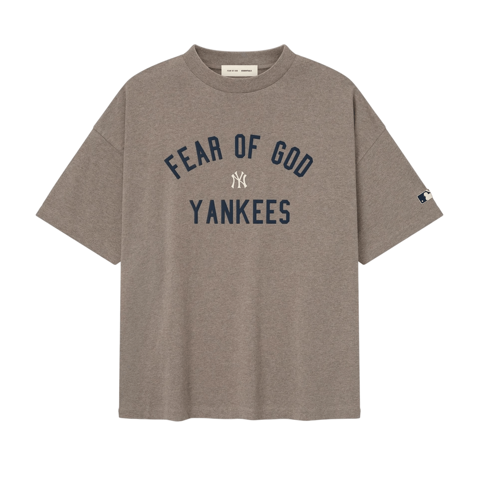 Fear of God Essentials Yankees 90's Tee Homestead Heather - Im Your Wardrobe