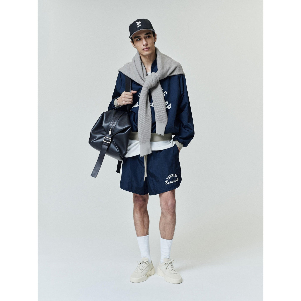 Fear of God Essentials Yankees Gym Short Dark Sapphire - Im Your Wardrobe