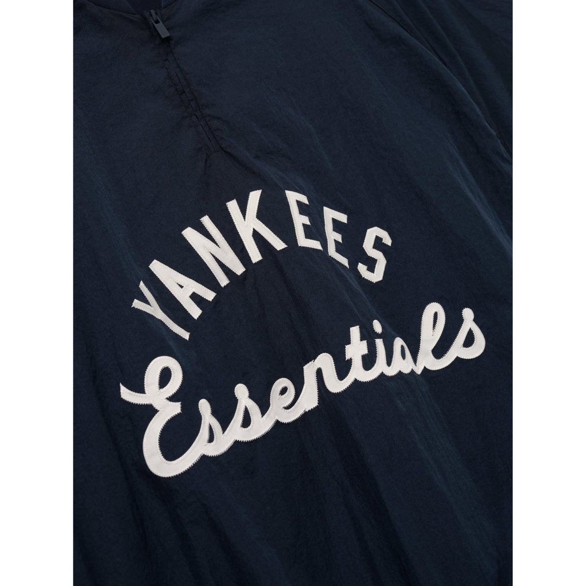 Fear of God Essentials Yankees Half Zip Pullover Dark Sapphire/ Overland Rib - Im Your Wardrobe