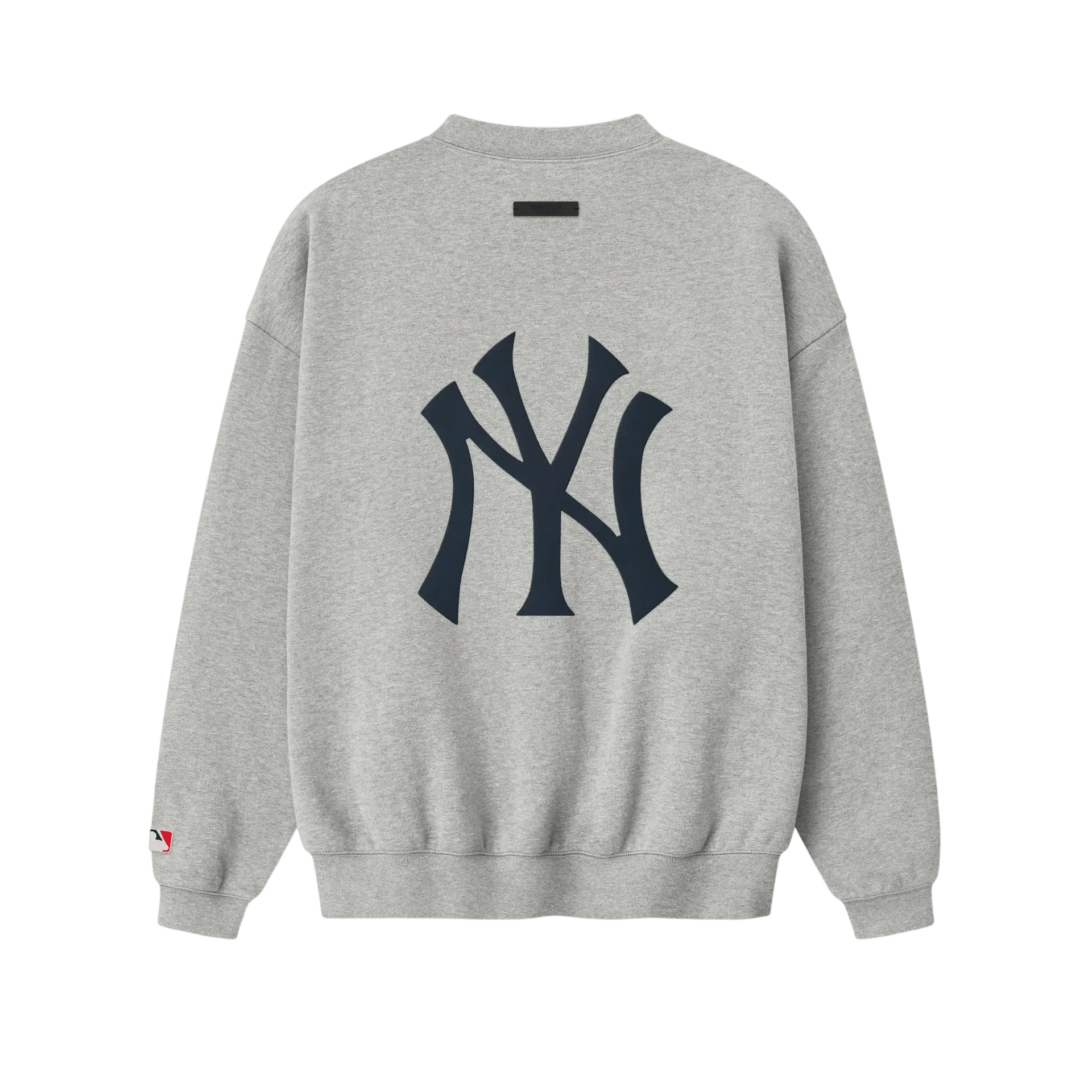Fear of God Essentials Yankees Sport Crewneck Concrete Heather - Im Your Wardrobe