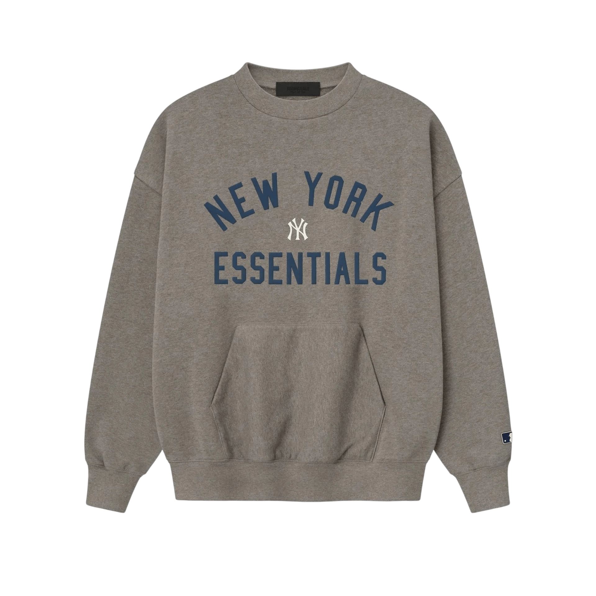 Fear of God Essentials Yankees Sport Crewneck Homestead Heather - Im Your Wardrobe