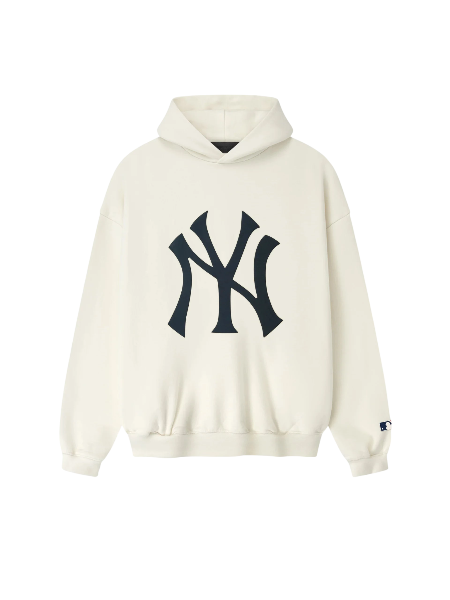 Fear of God Essentials Yankees Sport Hoodie Cream White - Im Your Wardrobe