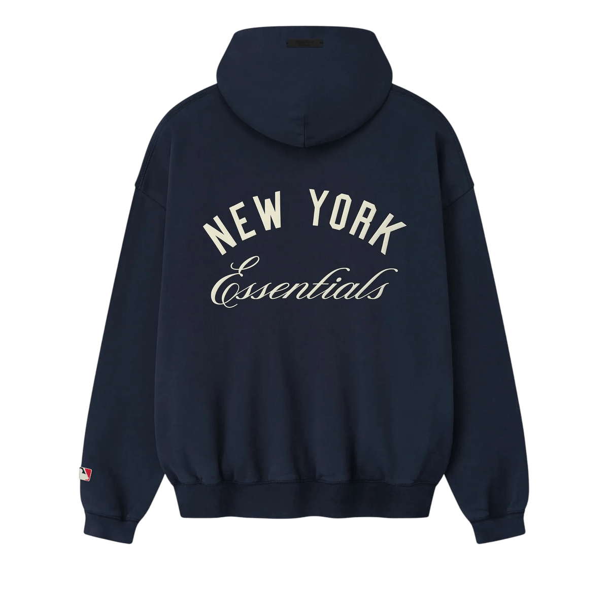 Fear of God Essentials Yankees Sport Hoodie Dark Sapphire - Im Your Wardrobe