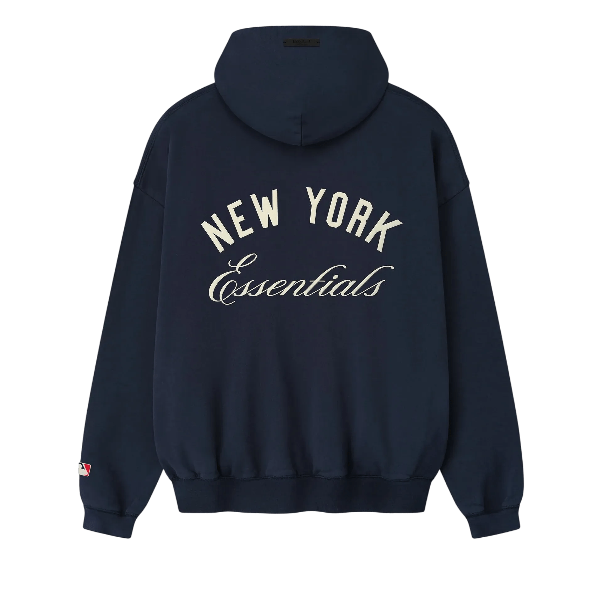 Fear of God Essentials Yankees Sport Hoodie Dark Sapphire - Im Your Wardrobe
