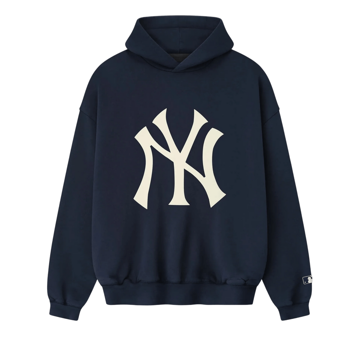 Fear of God Essentials Yankees Sport Hoodie Dark Sapphire - Im Your Wardrobe