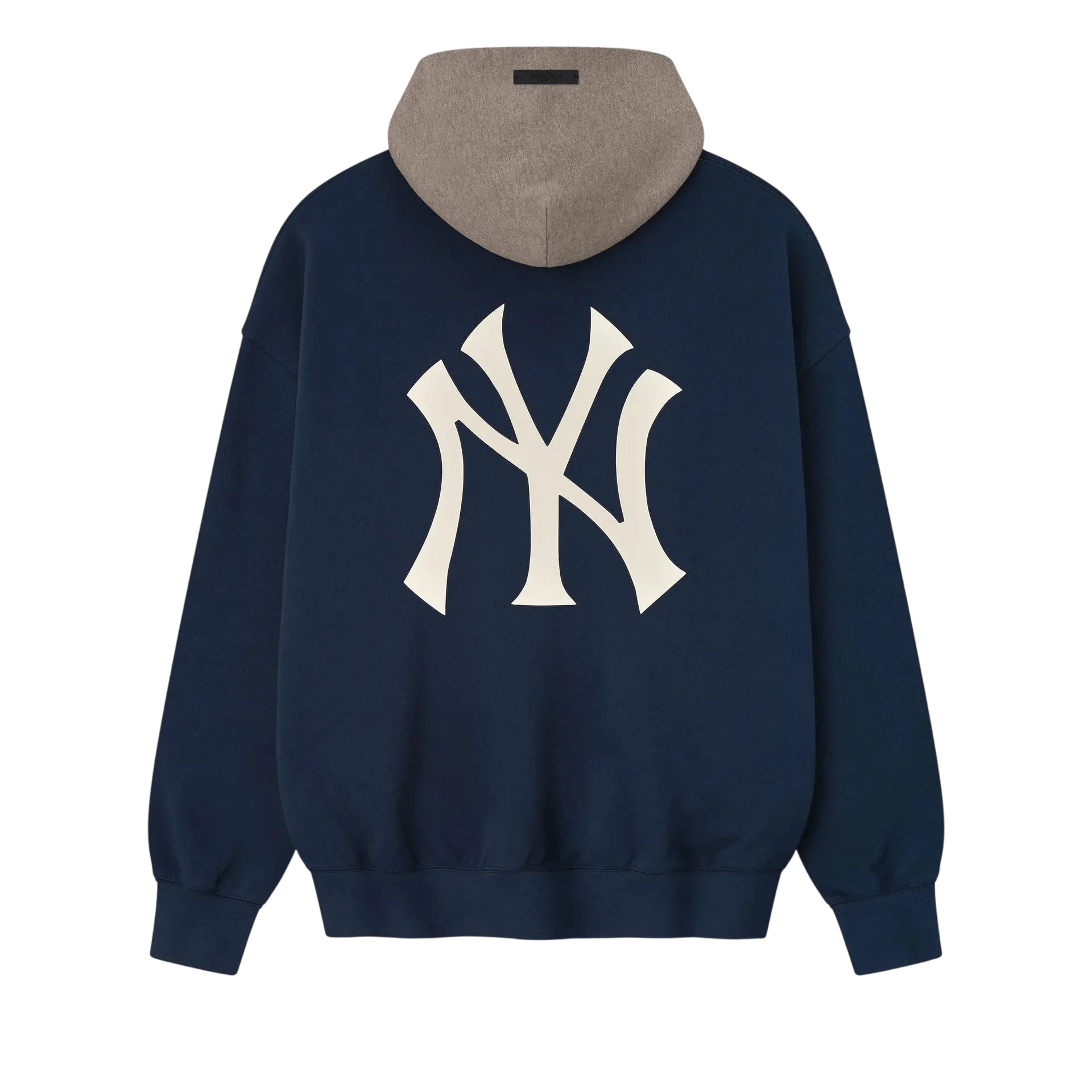 Fear of God Essentials Yankees Sport Hoodie Midnight Navy/Homstead Heather - Im Your Wardrobe