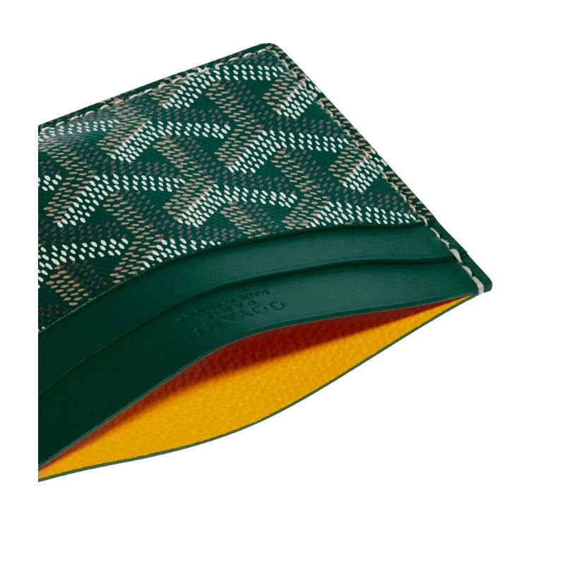 Goyard Card Holder Saint Sulpice Green - Im Your Wardrobe