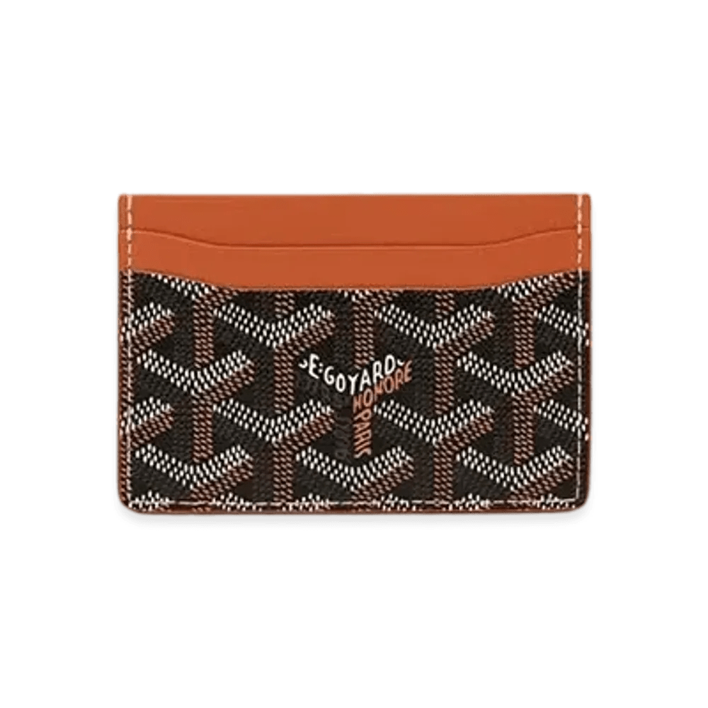 Goyard Saint Sulpice Card Holder 'Black/Tan' - Im Your Wardrobe