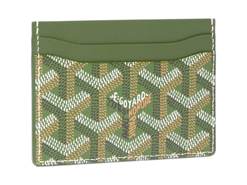 Goyard Saint Sulpice Card Holder 'Khaki' - Im Your Wardrobe