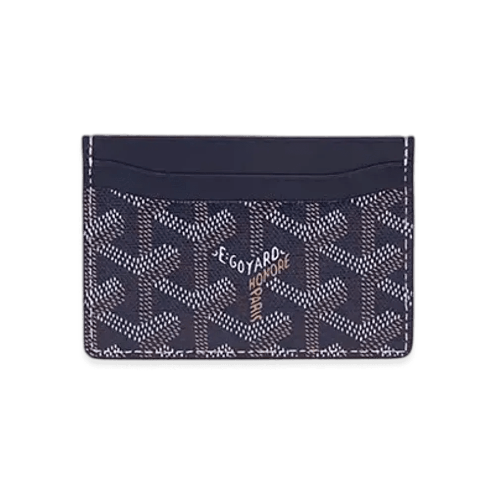 Goyard Saint Sulpice Card Holder 'Navy Blue' - Im Your Wardrobe
