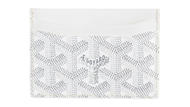 Goyard Saint Sulpice Card Holder 'White' - Im Your Wardrobe