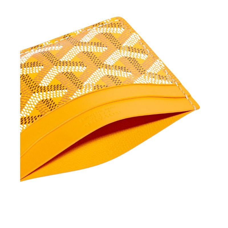 Goyard Saint Sulpice Card Holder &#39;Yellow&#39; - Im Your Wardrobe