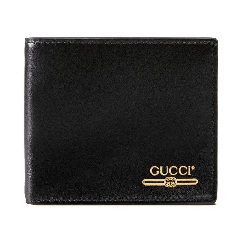 Gucci Leather Wallet with Gucci Logo (8 Card Slot) Black - Im Your Wardrobe