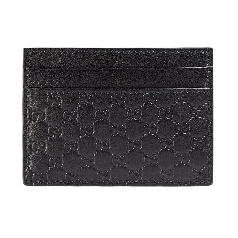 Gucci Microguccissima Card Case Black - Im Your Wardrobe