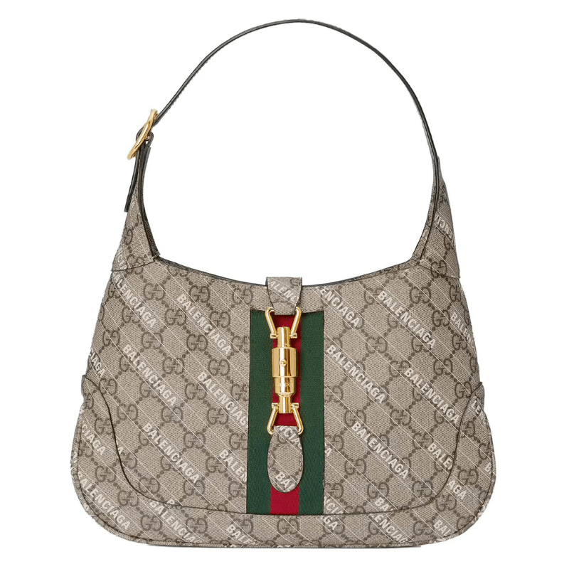 Gucci x Balenciaga The Hacker Project Small Jackie 1961 Beige/Ebony - Im Your Wardrobe