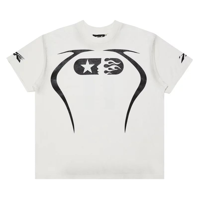 Hellstar Warm Up T-Shirt &#39;White&#39; (SS24) - Im Your Wardrobe