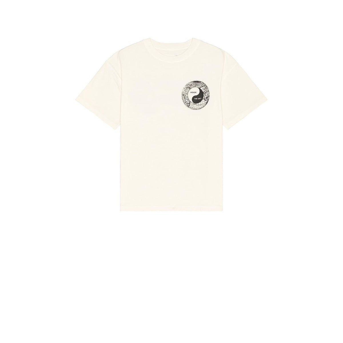 Honor The Gift Breathe In Breathe Out Short Sleeve T-Shirt White - Im Your Wardrobe