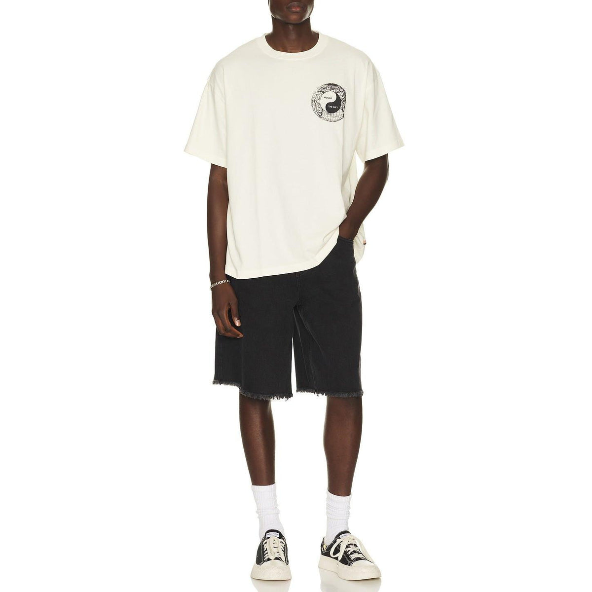 Honor The Gift Breathe In Breathe Out Short Sleeve T-Shirt White - Im Your Wardrobe