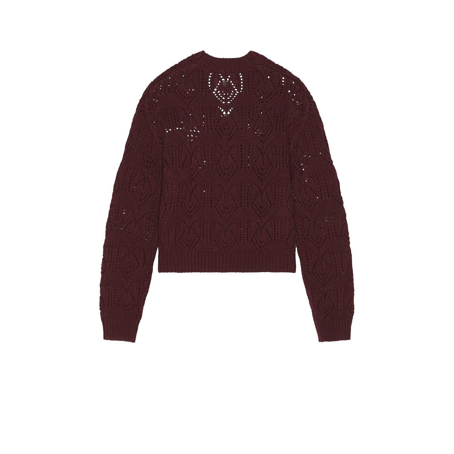 Honor The Gift Cable Cardigan Berry - Im Your Wardrobe