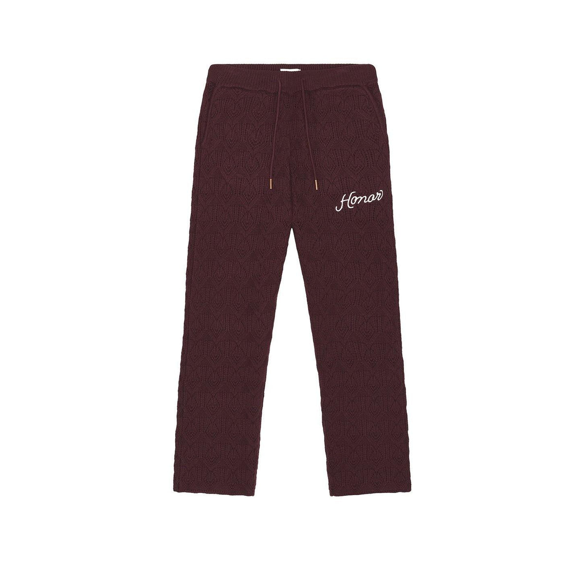 Honor The Gift Cable Knit Pant Berry - Im Your Wardrobe