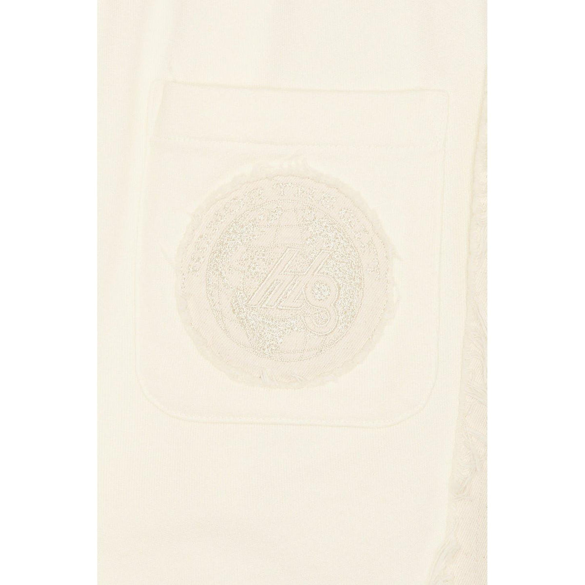 Honor The Gift Denim Panel Flare Sweatpant Bone - Im Your Wardrobe