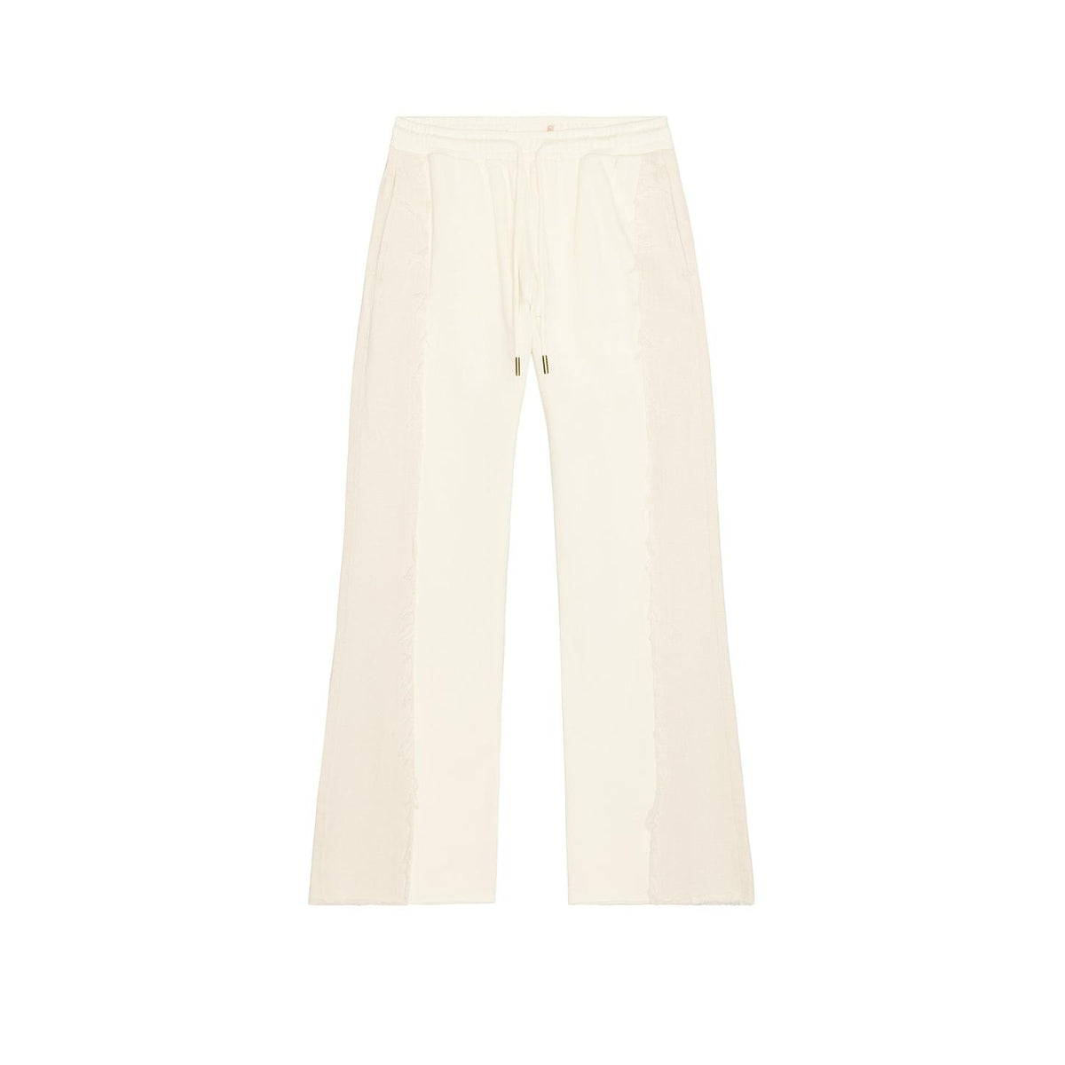 Honor The Gift Denim Panel Flare Sweatpant Bone - Im Your Wardrobe
