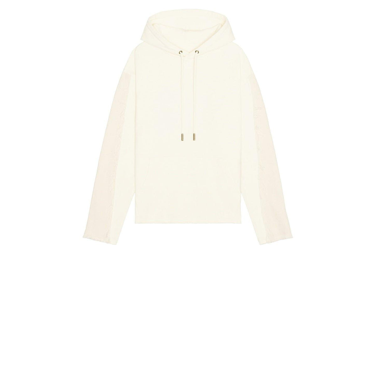 Honor The Gift Denim Panel Hoodie Bone - Im Your Wardrobe