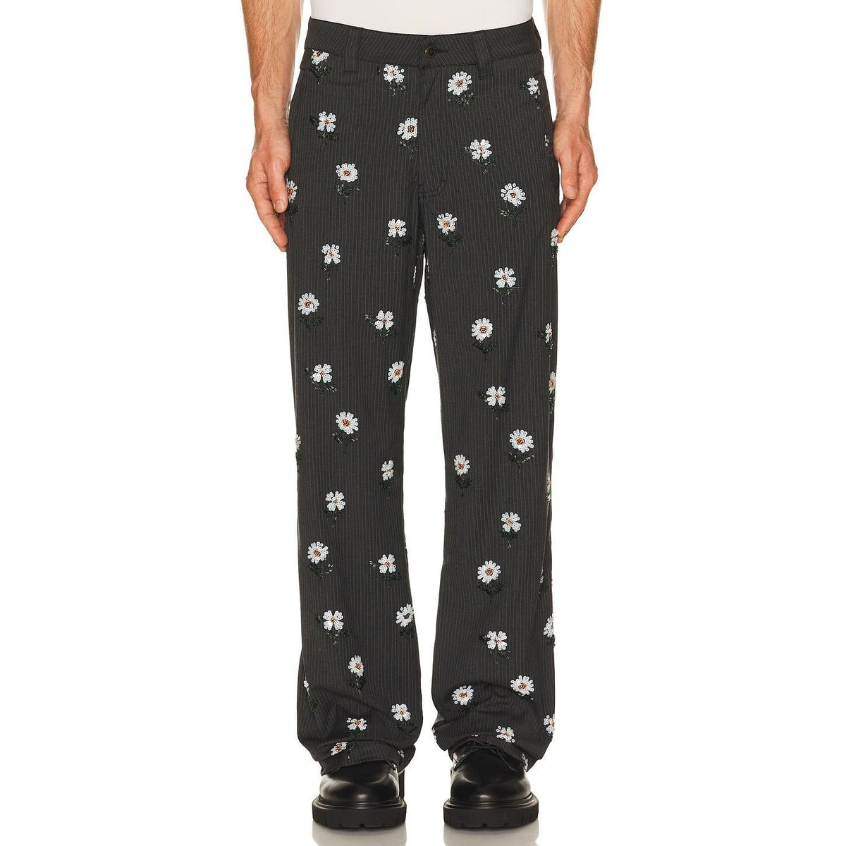 Honor The Gift Flowers Beaded Pant Black - Im Your Wardrobe