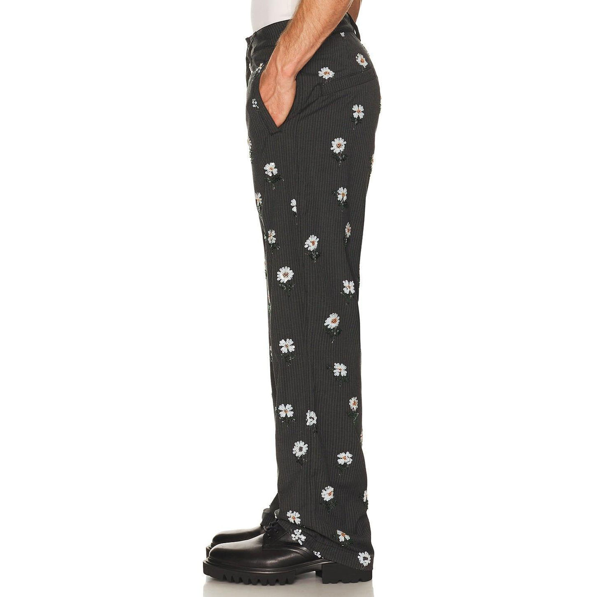 Honor The Gift Flowers Beaded Pant Black - Im Your Wardrobe