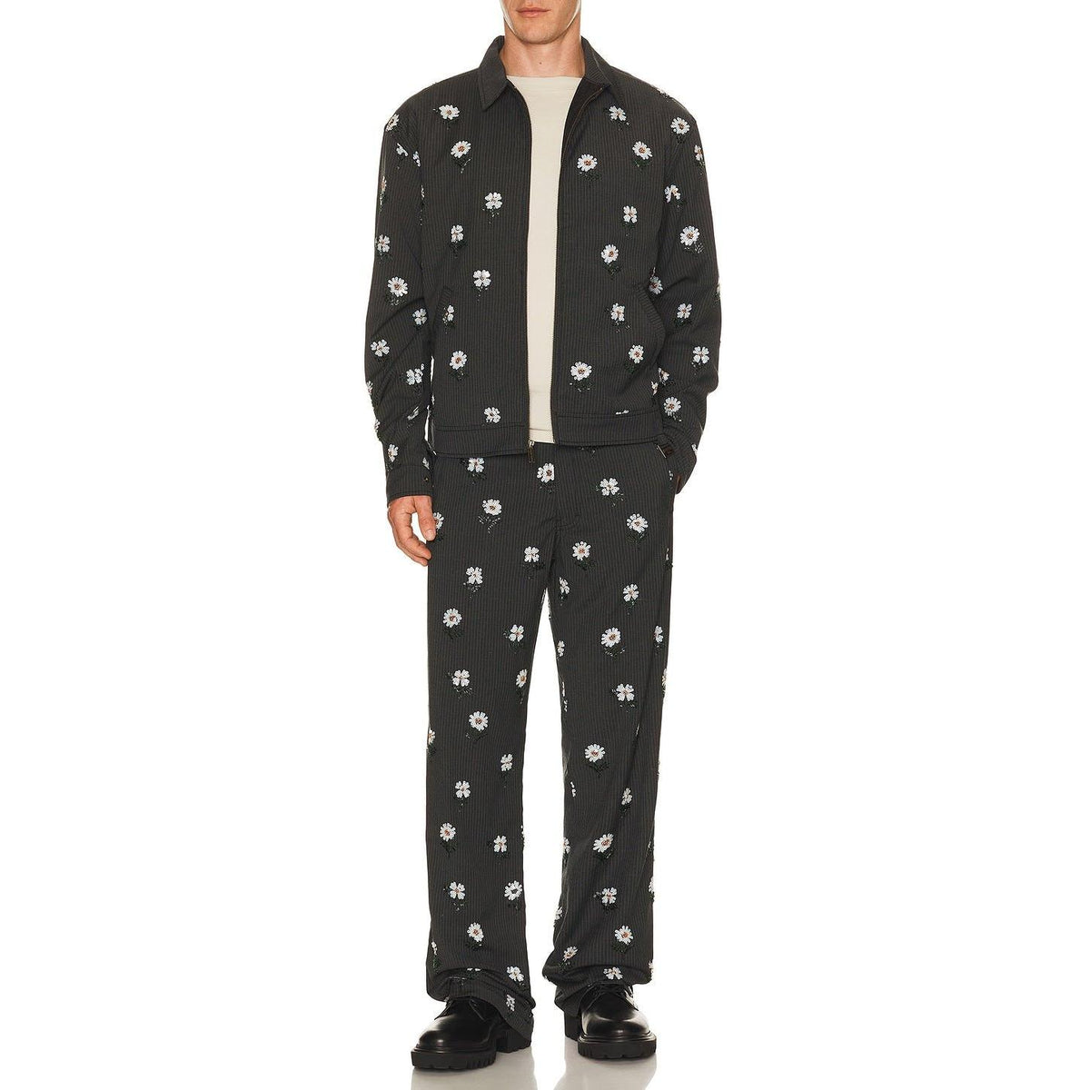 Honor The Gift Flowers Beaded Pant Black - Im Your Wardrobe