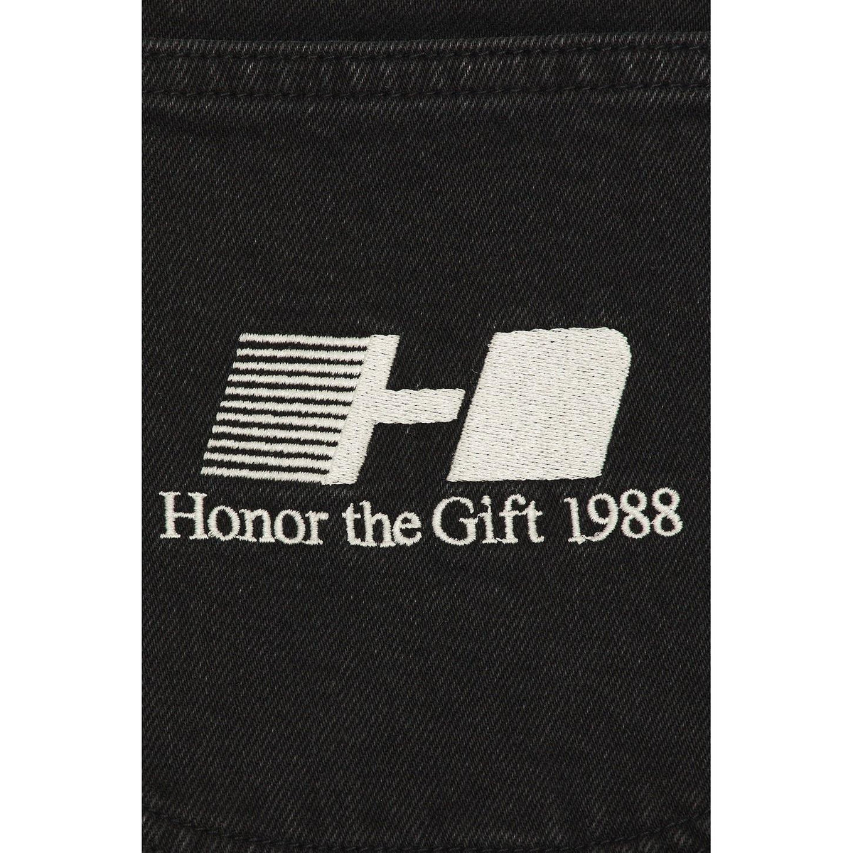 Honor The Gift Frayed Edge 11" Denim Bermudas Black - Im Your Wardrobe