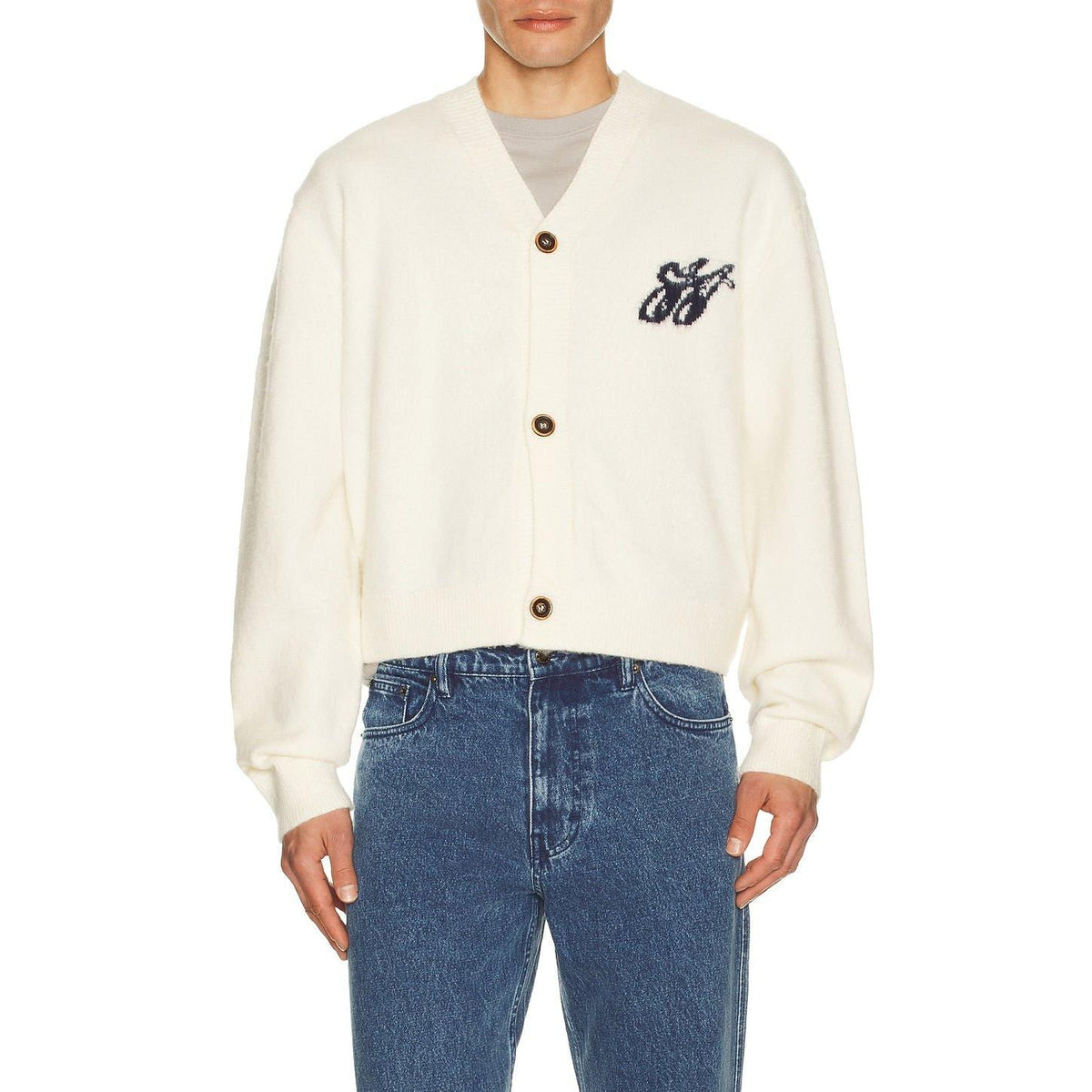 Honor The Gift H Brushed Knit Cardigan Bone - Im Your Wardrobe