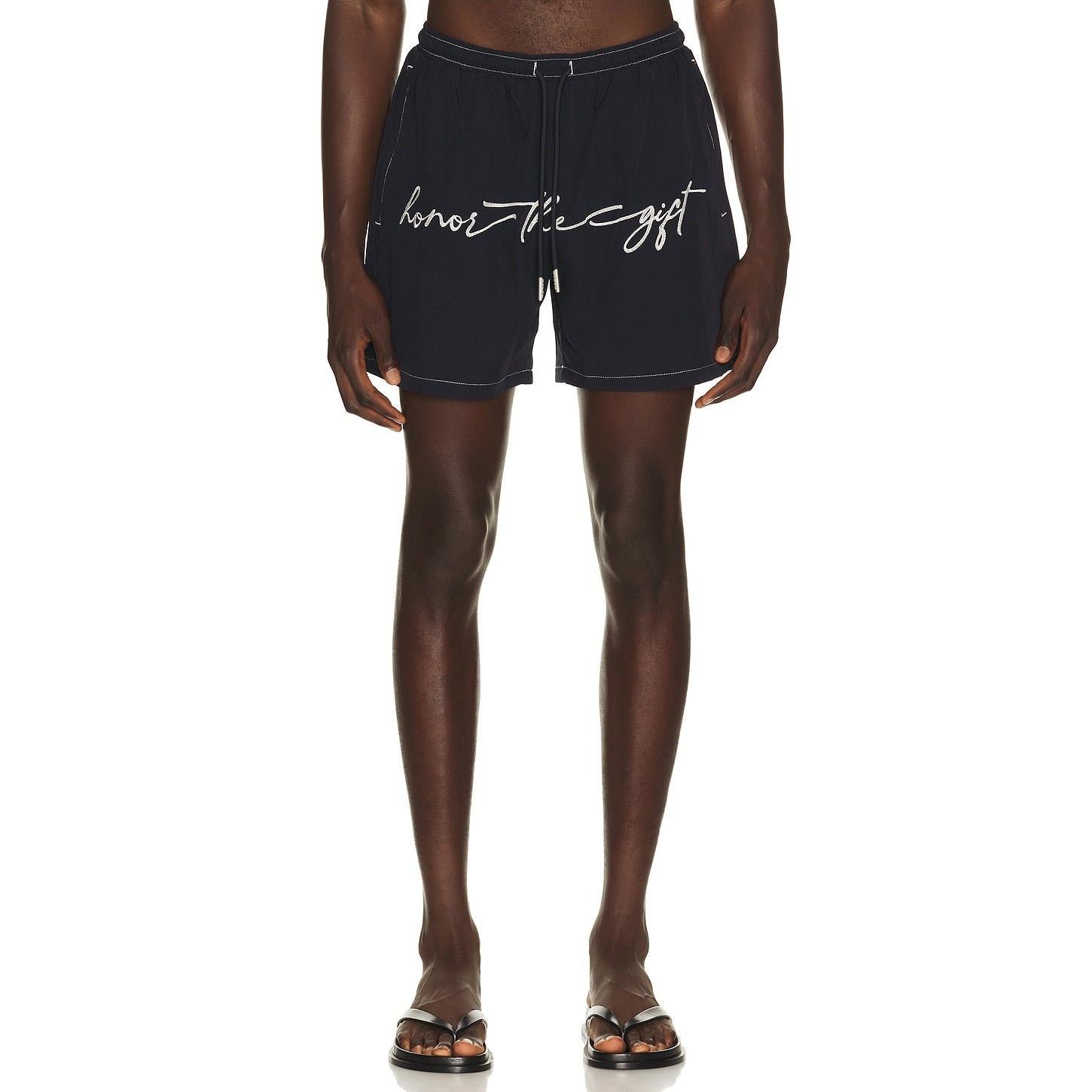 Honor The Gift Hybrid Cursive 5" Trunk Navy - Im Your Wardrobe