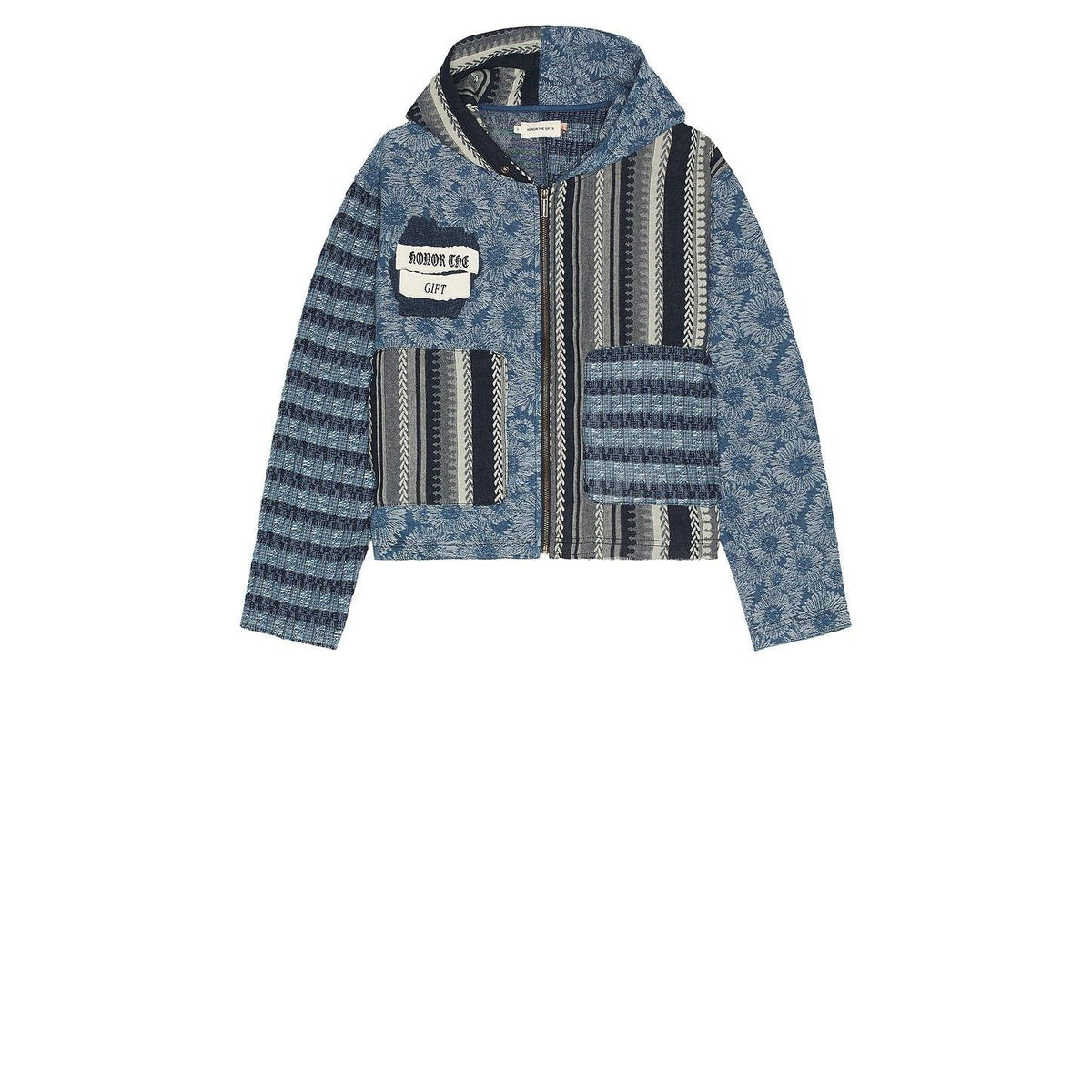 Honor The Gift Indigo Tapestry Hoodie Indigo - Im Your Wardrobe
