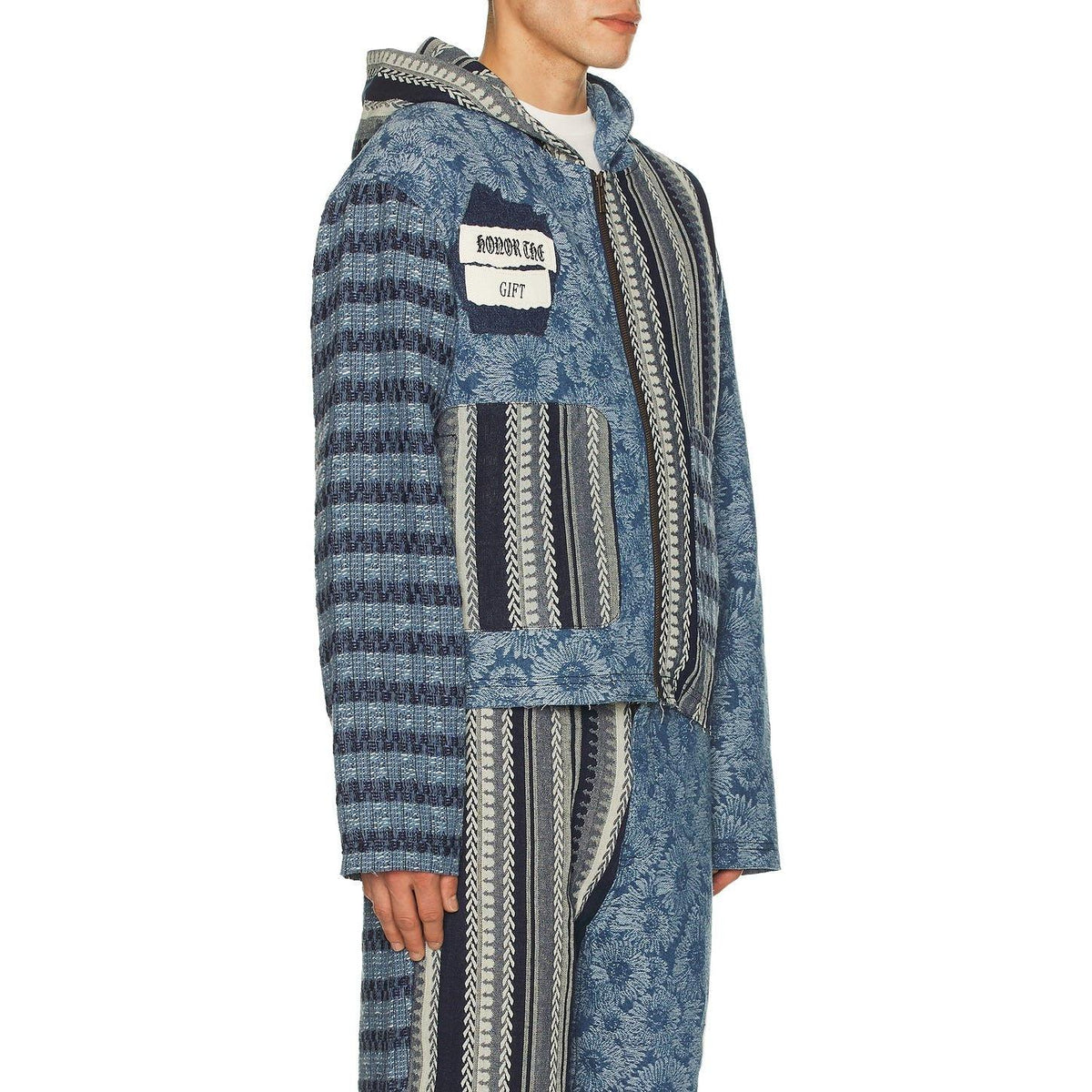 Honor The Gift Indigo Tapestry Hoodie Indigo - Im Your Wardrobe