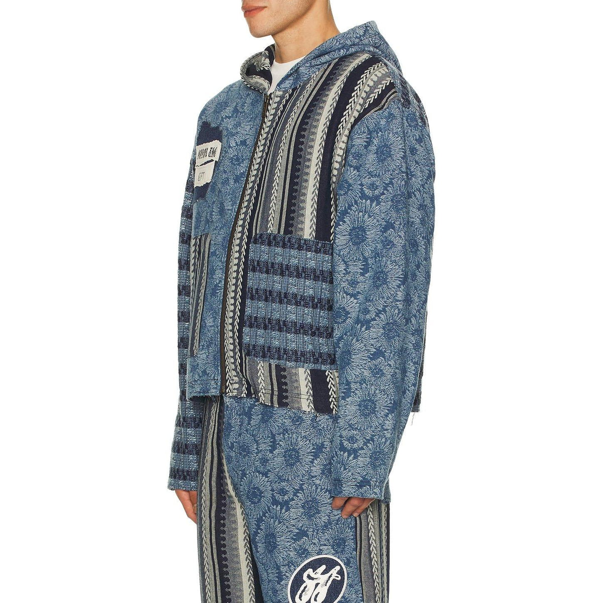 Honor The Gift Indigo Tapestry Hoodie Indigo - Im Your Wardrobe