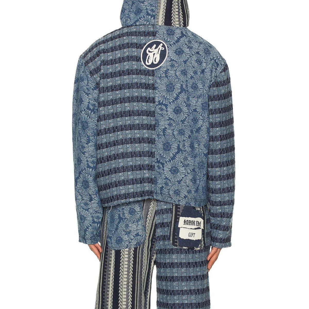 Honor The Gift Indigo Tapestry Hoodie Indigo - Im Your Wardrobe