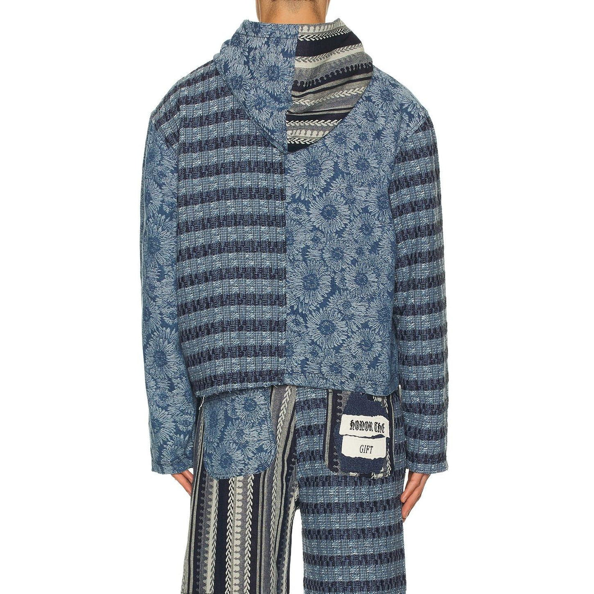 Honor The Gift Indigo Tapestry Hoodie Indigo - Im Your Wardrobe