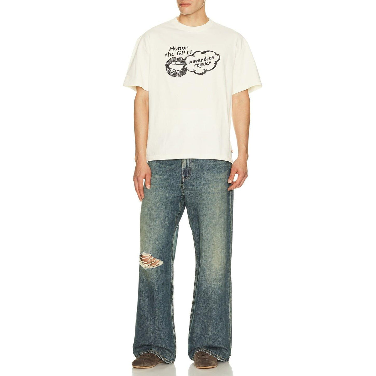 Honor The Gift Never Been Regular Tee White - Im Your Wardrobe