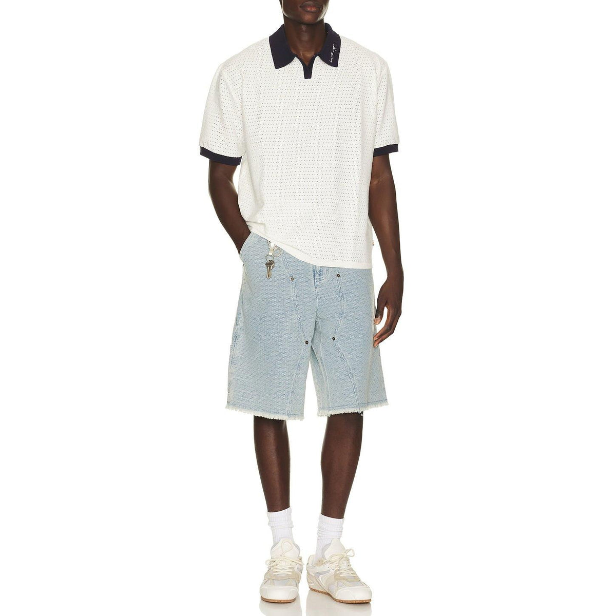 Honor The Gift Pique Colorblock Polo Bone - Im Your Wardrobe