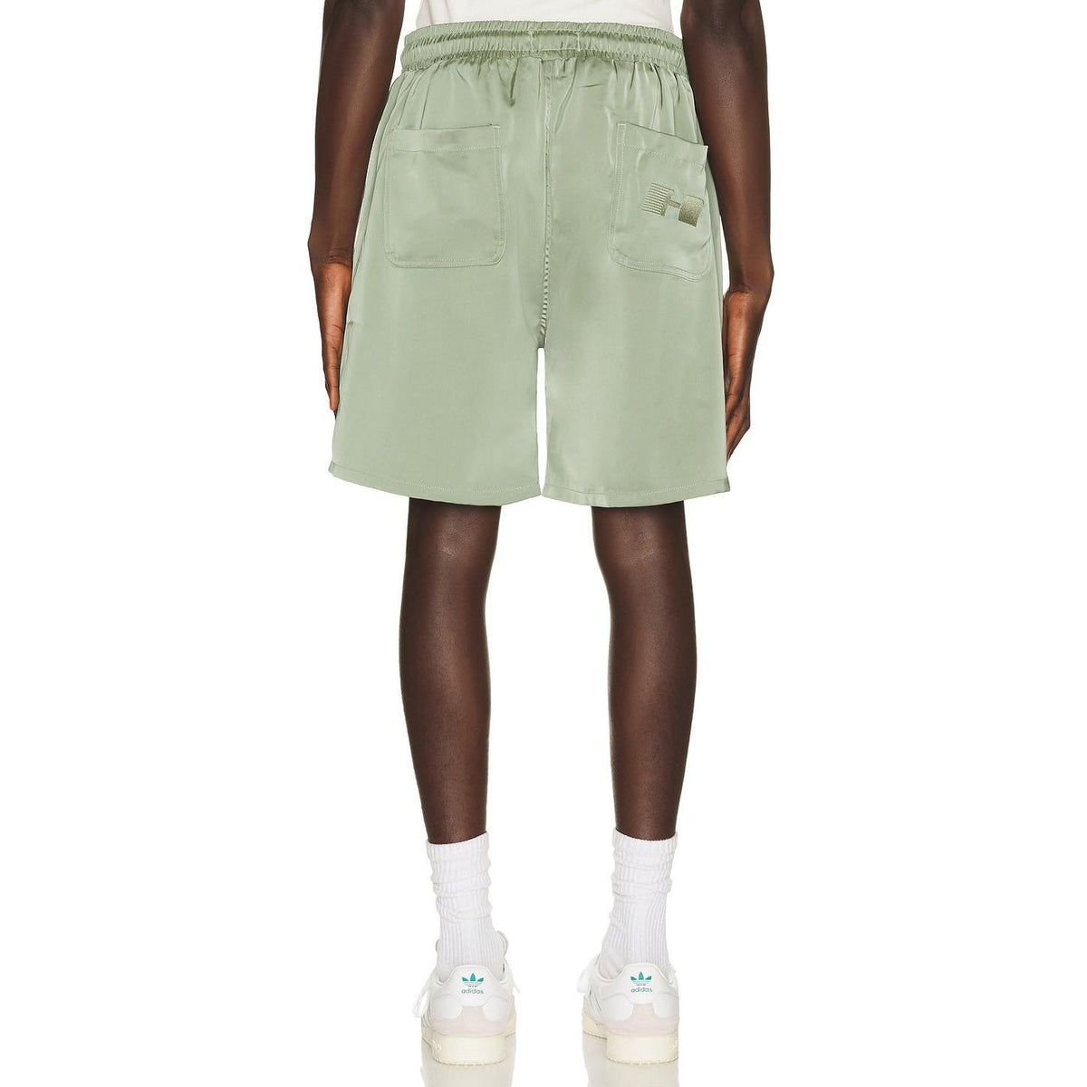 Honor The Gift Satin Drawcord 7" Shorts Sage - Im Your Wardrobe