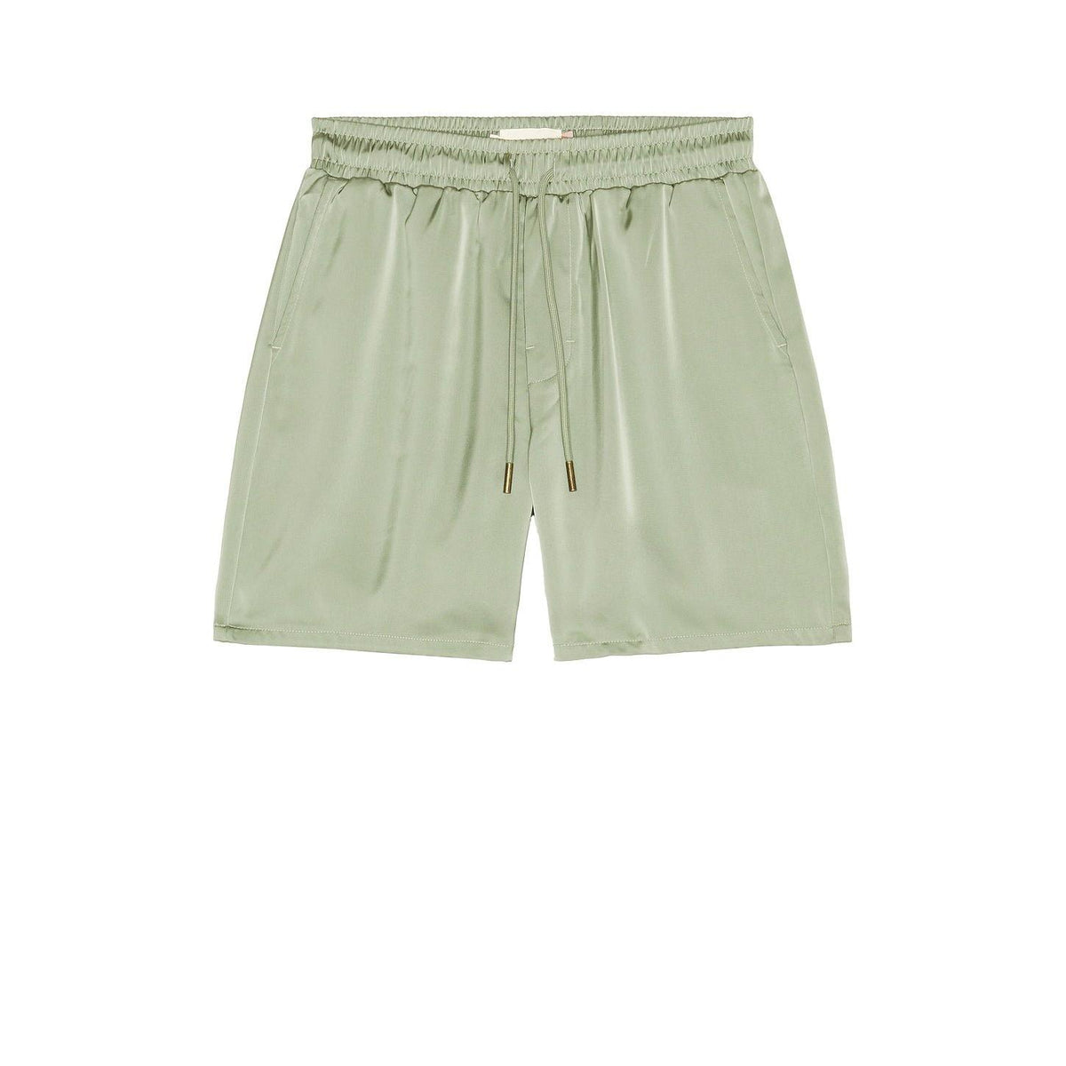 Honor The Gift Satin Drawcord 7" Shorts Sage - Im Your Wardrobe