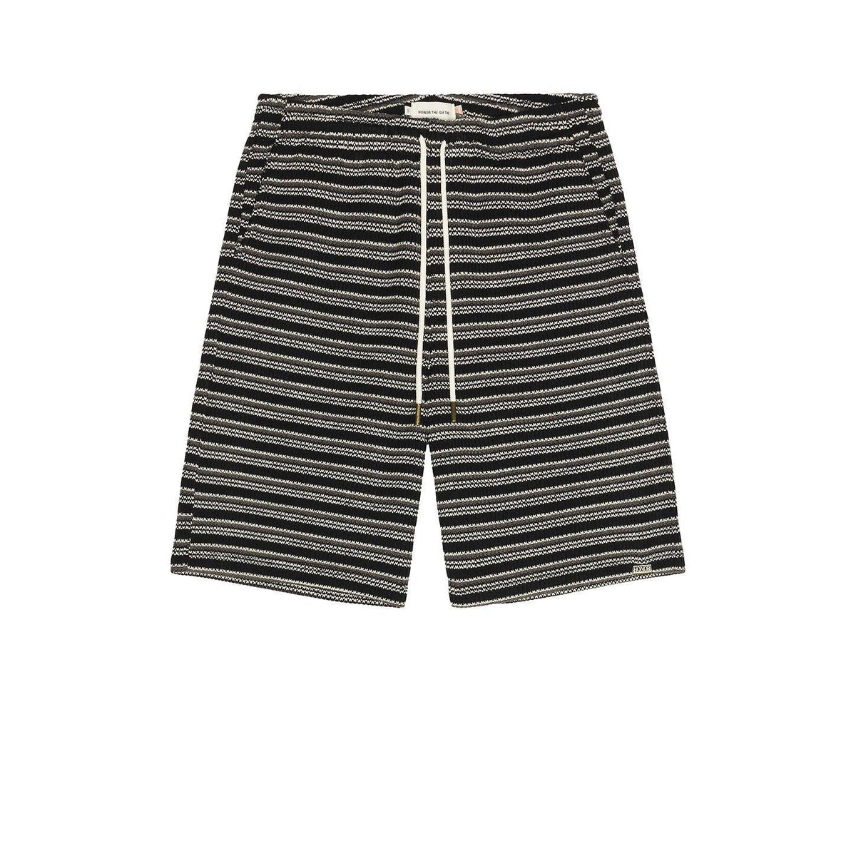 Honor The Gift Speak Striped Short Black - Im Your Wardrobe