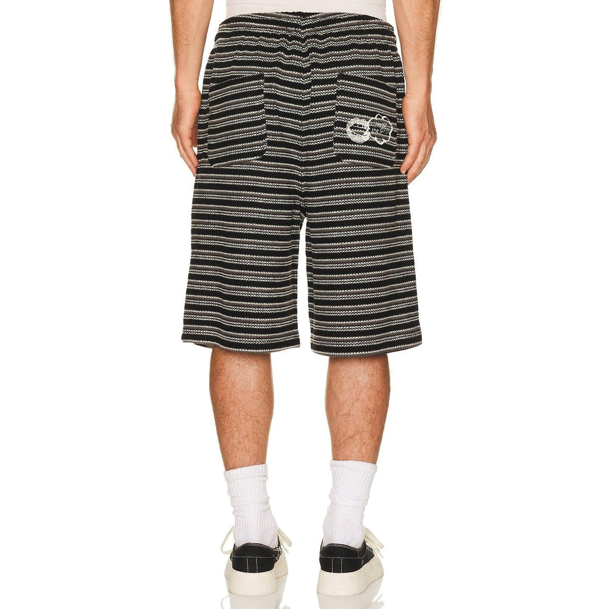 Honor The Gift Speak Striped Short Black - Im Your Wardrobe